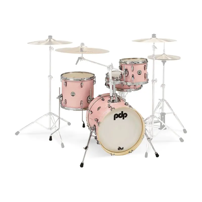 Pdp New Yorker Drum Kit - Pale Rose Sparkle 1