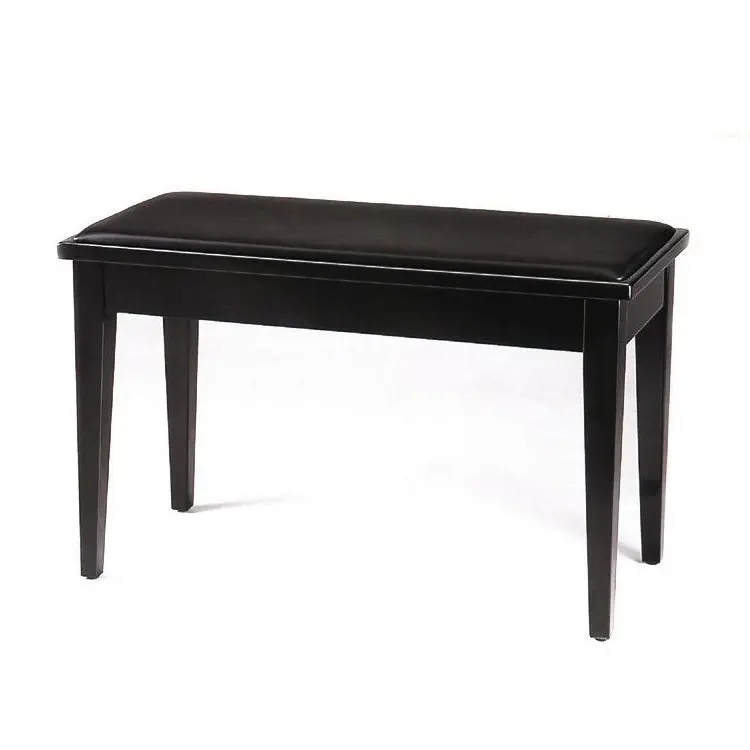 Pearl River S475az Cushioned Piano Bench - Polished Ebony 1