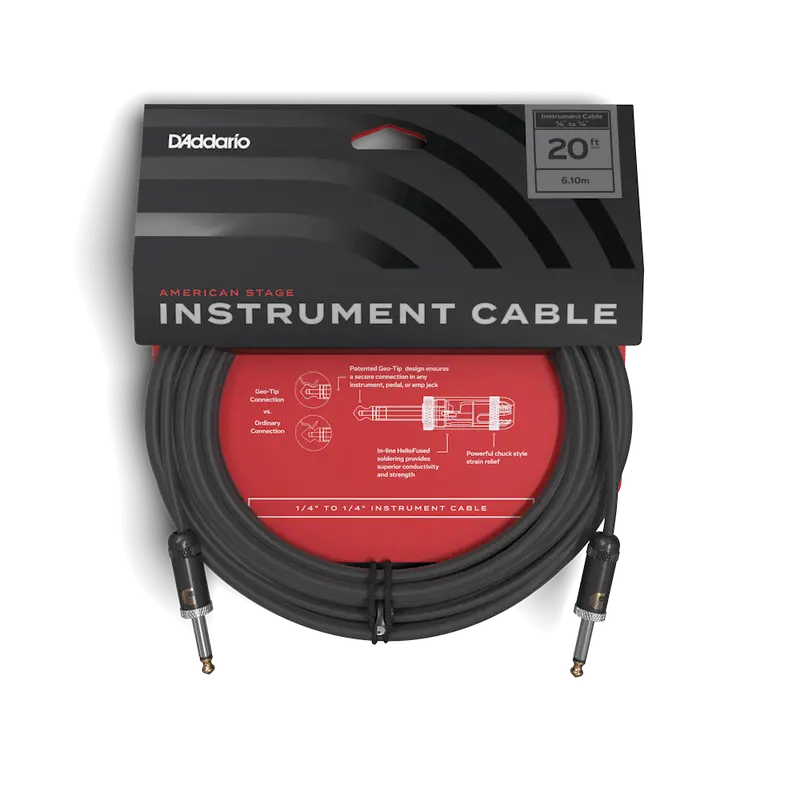 Planet Waves American Stage Instrument Cable - 20' 1