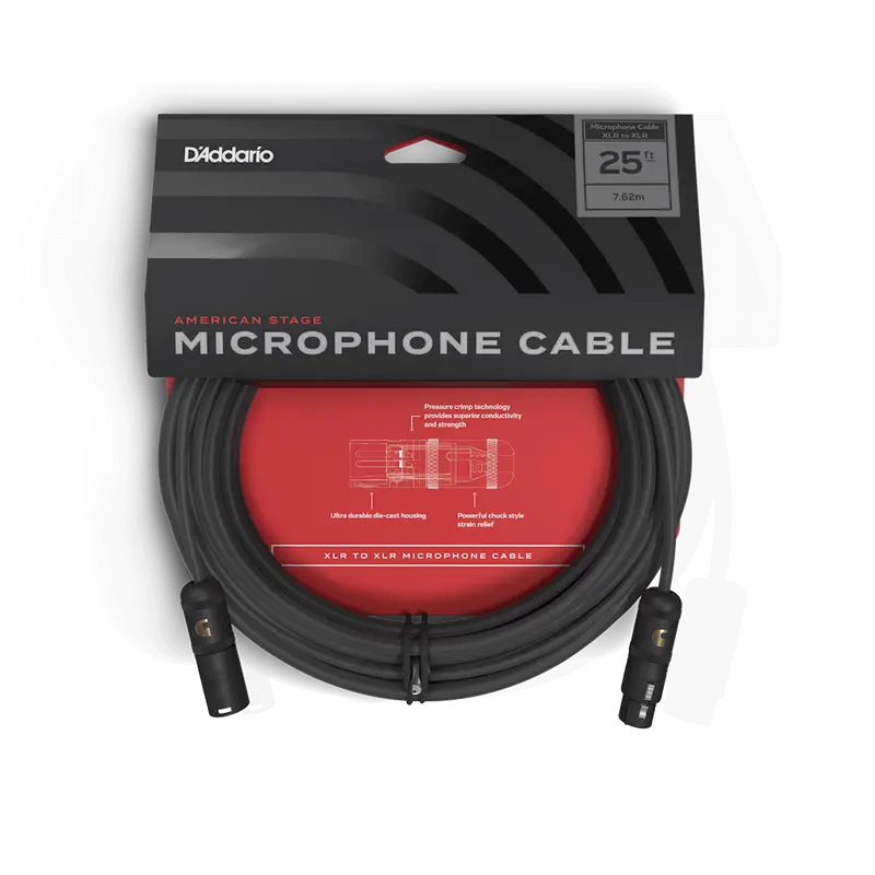 Planet Waves American Stage Microphone Cable 25' 1