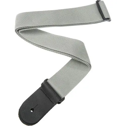 Planet Waves Polypropylene 2" Guitar Strap (Silver) 1
