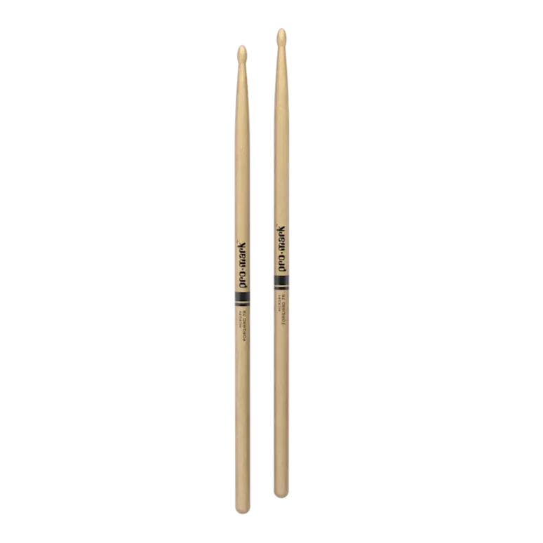 Promark Classic Forward Hickory Drumsticks 7A Wood Tip Drumsticks 1