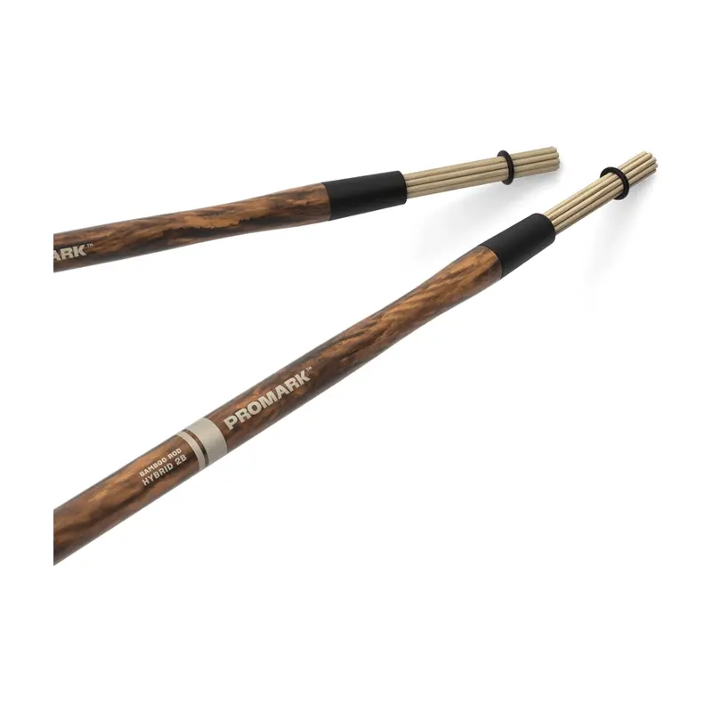 Promark Pmhrb 2B Bamboo Hybrid Rods Bundle Sticks 2