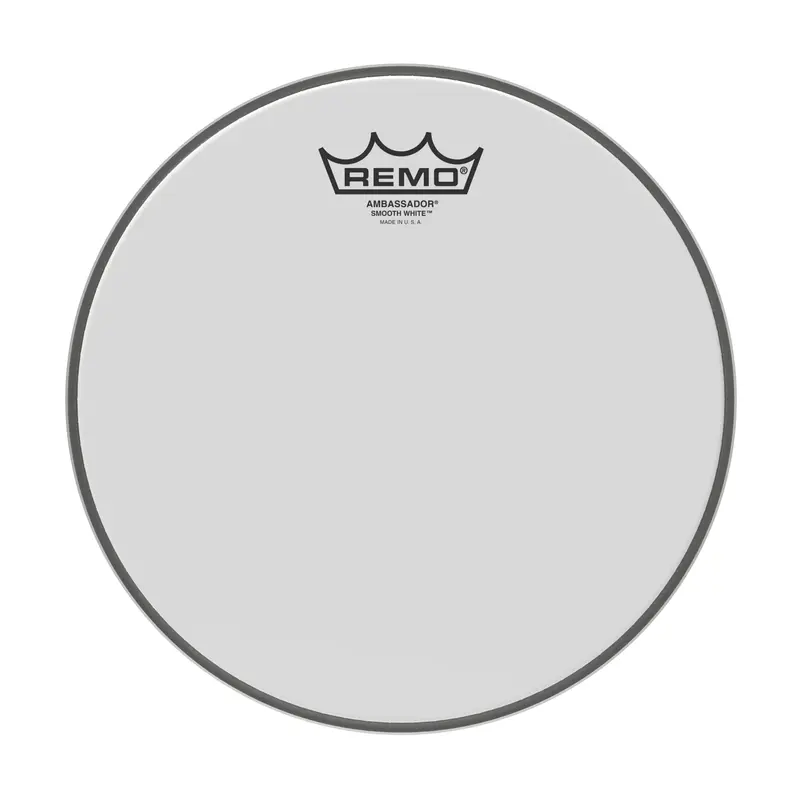 Remo 10" Ambassador Smooth White Drumhead 1