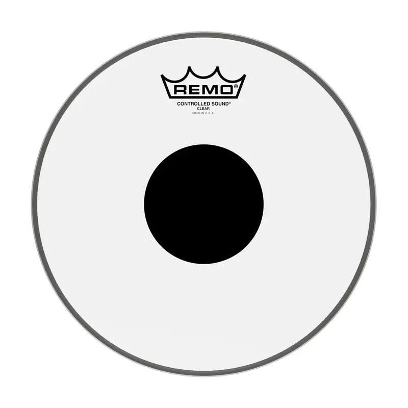 Remo 10" Controlled Sound Clear Black Dot Drumhead 1