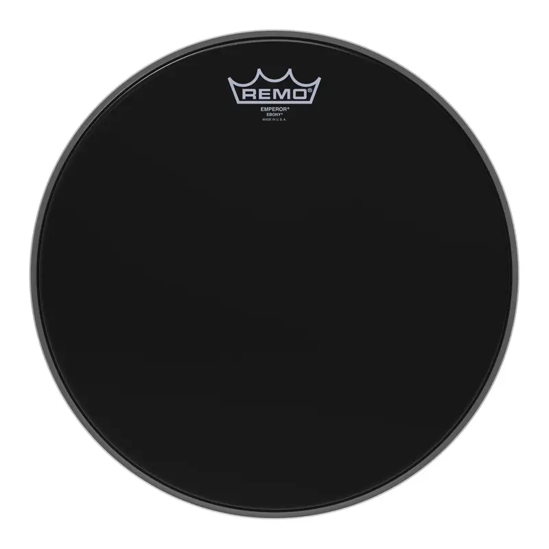 Remo 13" Ebony Emperor Ebony Drumhead 1