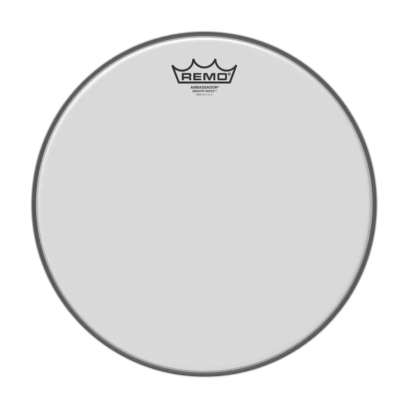 Remo 13" Smooth White Ambassador Drumhead 1