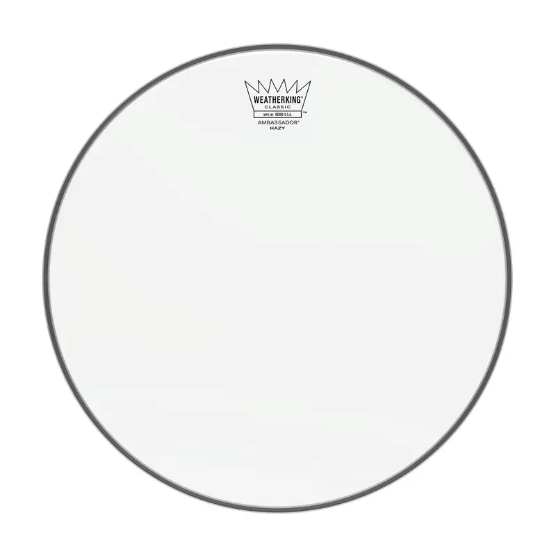 Remo 13" Snare Side Hazy Classic Fit Ambassador Clear Drumhead 1