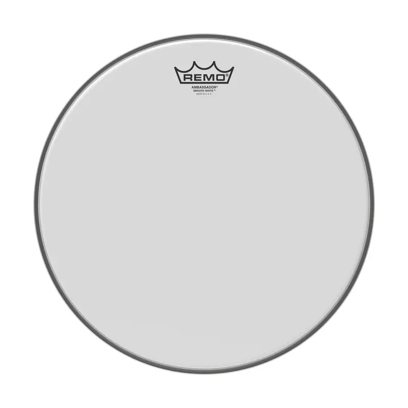 Remo 14" Ambassador Smooth White Drumhead 1