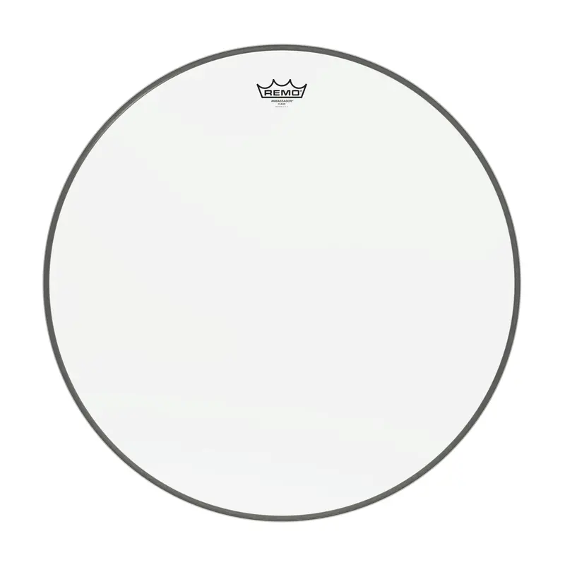Remo 24" Clear Ambassador Bass Drumhead 1