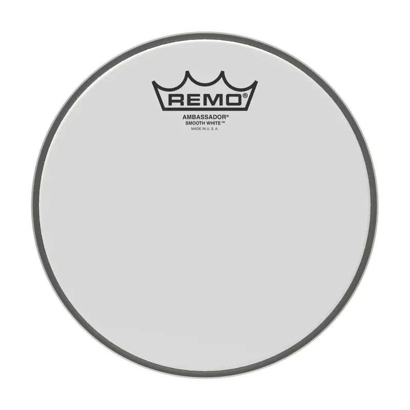 Remo 8" Ambassador Smooth White Drumhead 1