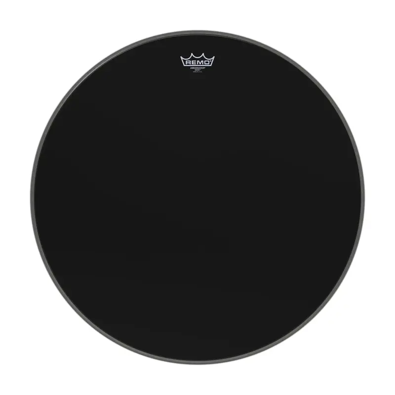 Remo Es-0015-00 Ambassador Ebony Drum Head 15" 1