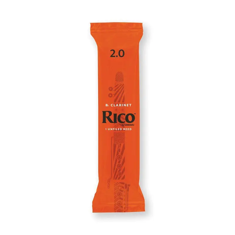 Rico By D'addario Bb Clarinet Unfiled Reed - #2.0 1