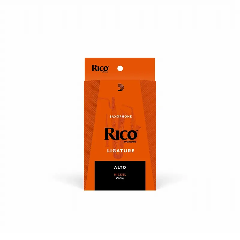 Rico By D'addario Ligature For Alto Saxophone Nickel-Plated 1