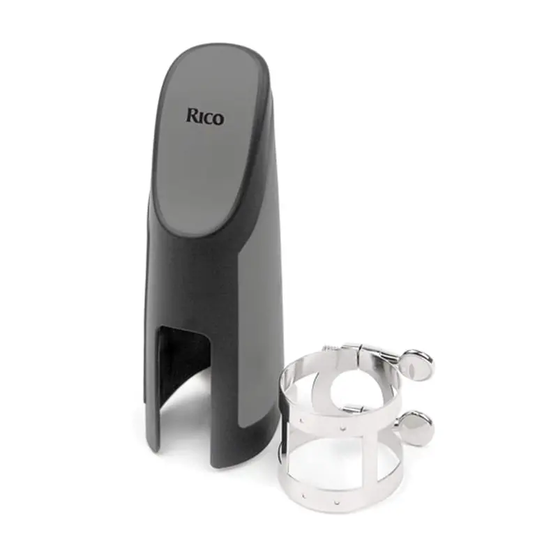 Rico Ligature & Cap, Bass Clarinet, Nickel 1