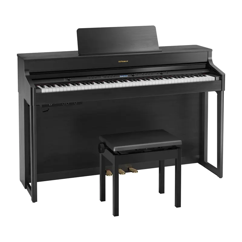 Roland Hp-702 88-Key Digital Piano - Charcoal Black 2