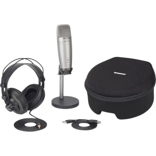 Samson C01u Pro Podcasting Pack (Silver) 1
