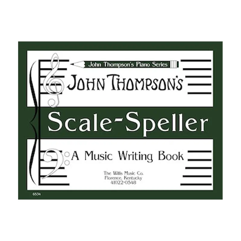 Scale Speller A Music Writing Book/Later Elementary Level 1