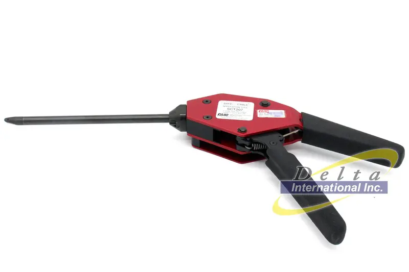Sct207 - Pre-Set Tension, Hand Operated, Safe-T-Cable Application Tool With 7 Inch Nose For .022 Safe-T-Cable 1
