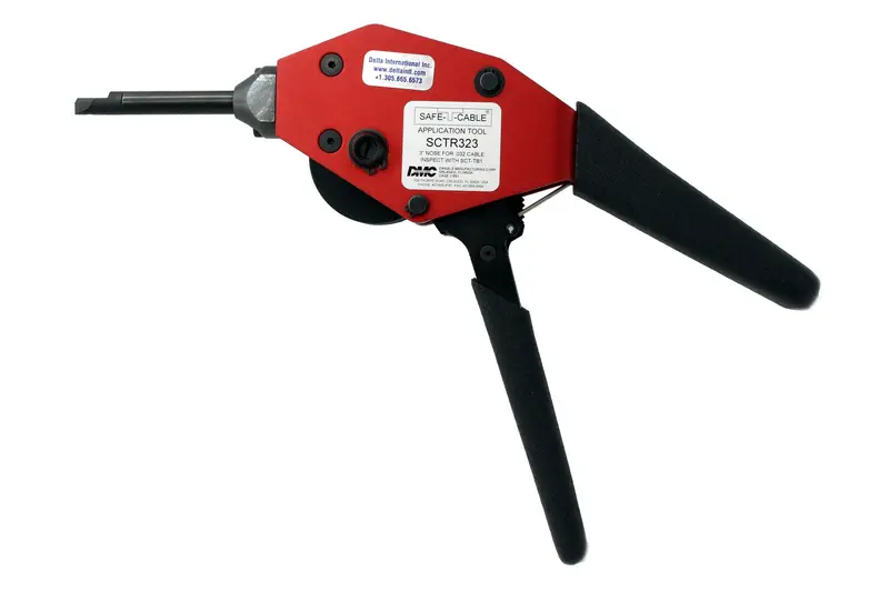 Sctr323 - Adjustable Tension, Safe-T-Cable Application Tool With 3 Inch Nose For .032 Safe-T-Cable 1