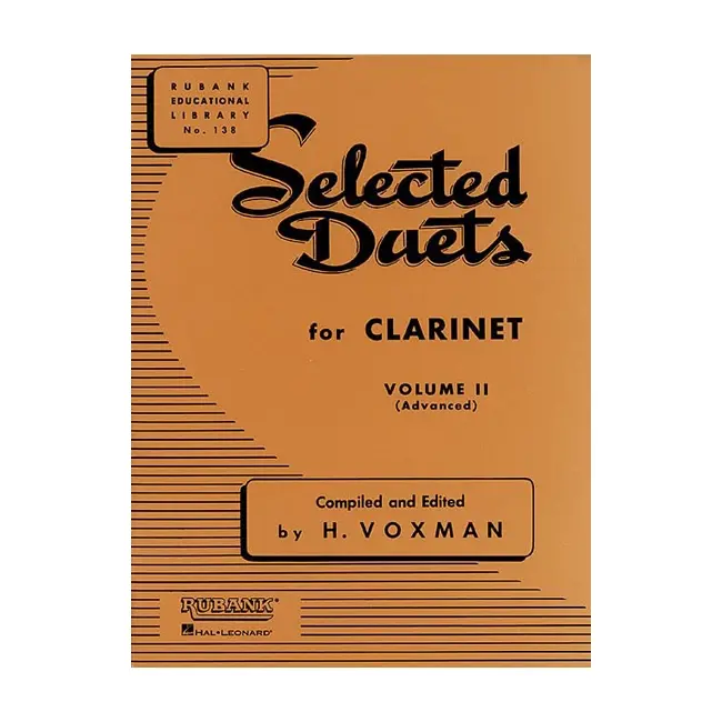 Selected Duets For Clarinet: Volume 2 - Advanced 1