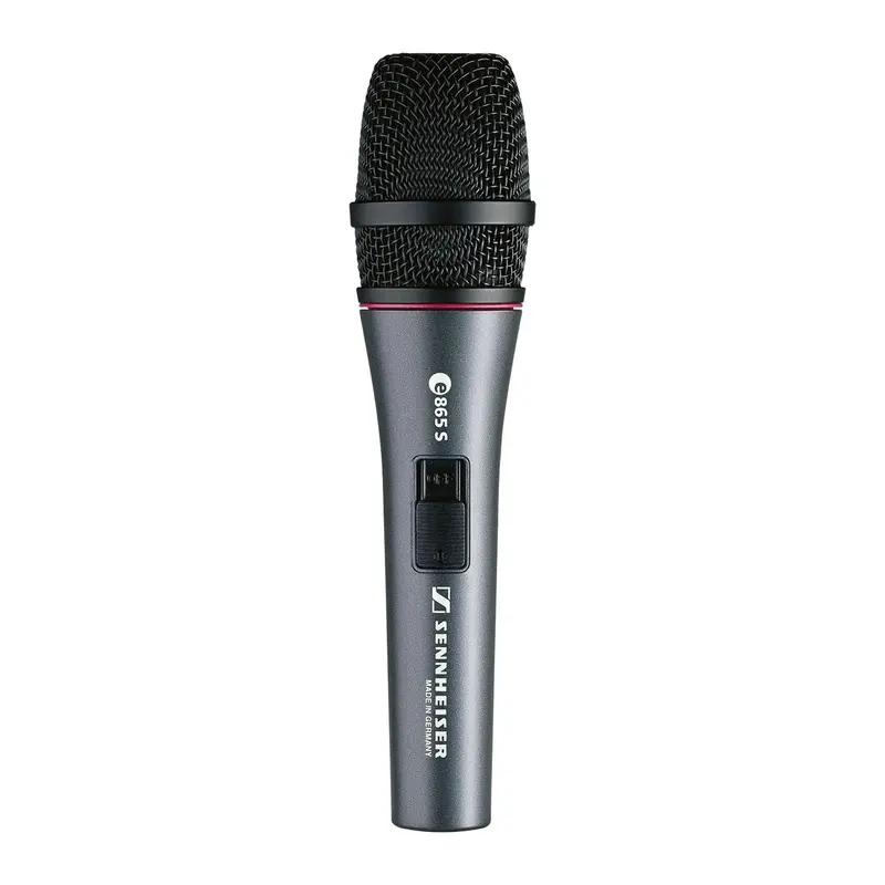 Sennheiser E 865S Handheld Supercardioid Condenser Microphone With On/Off Switch 1