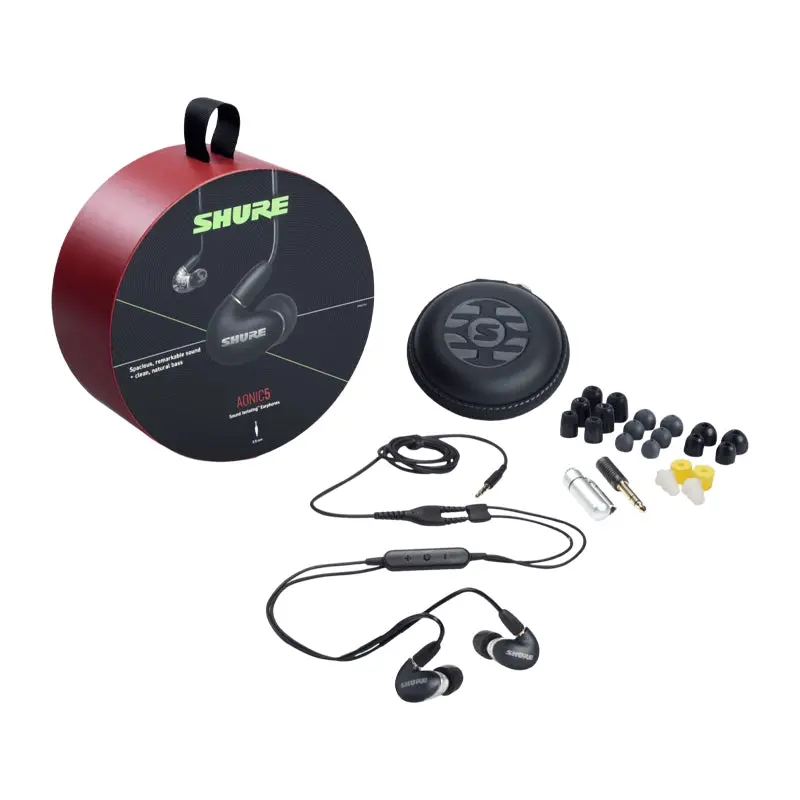 Shure Triple-Driver Aonic 5 Sound Isolating™ Earphones - Black 1