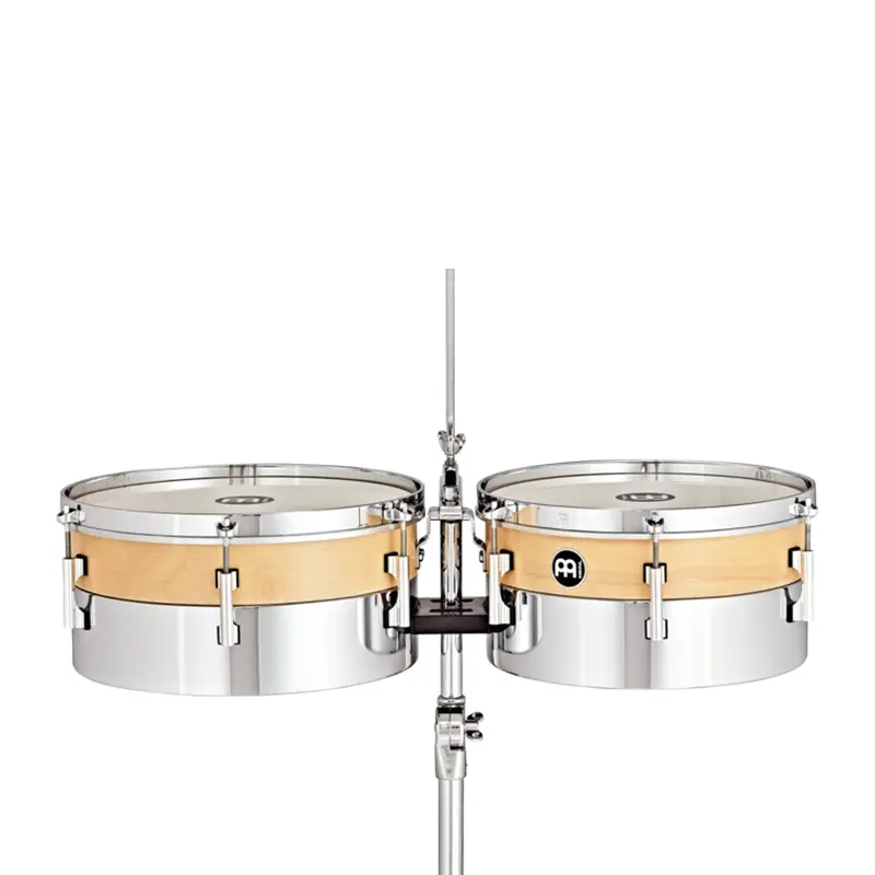 Siam Oak & Steel Hybrid 13" & 14" Timbales 1