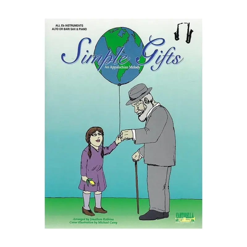 Simple Gifts Alto Or Bari Sax & Piano 1