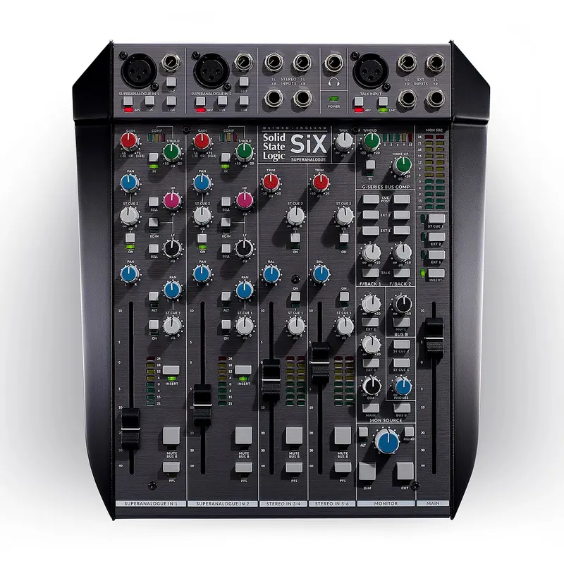 Solid State Logic 729750X2 Six 6-Channel Desktop Analog Mixer 1