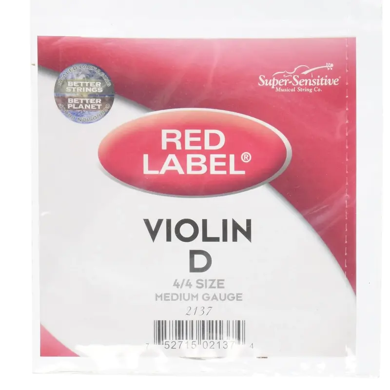 Super Sensitive Red Label D Violin String For 4/4 1