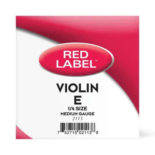 Super Sensitive Red Label Violin Single String E 1/4 1