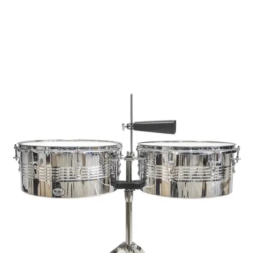 Timbales With Cowbell, 13" & 14" 1