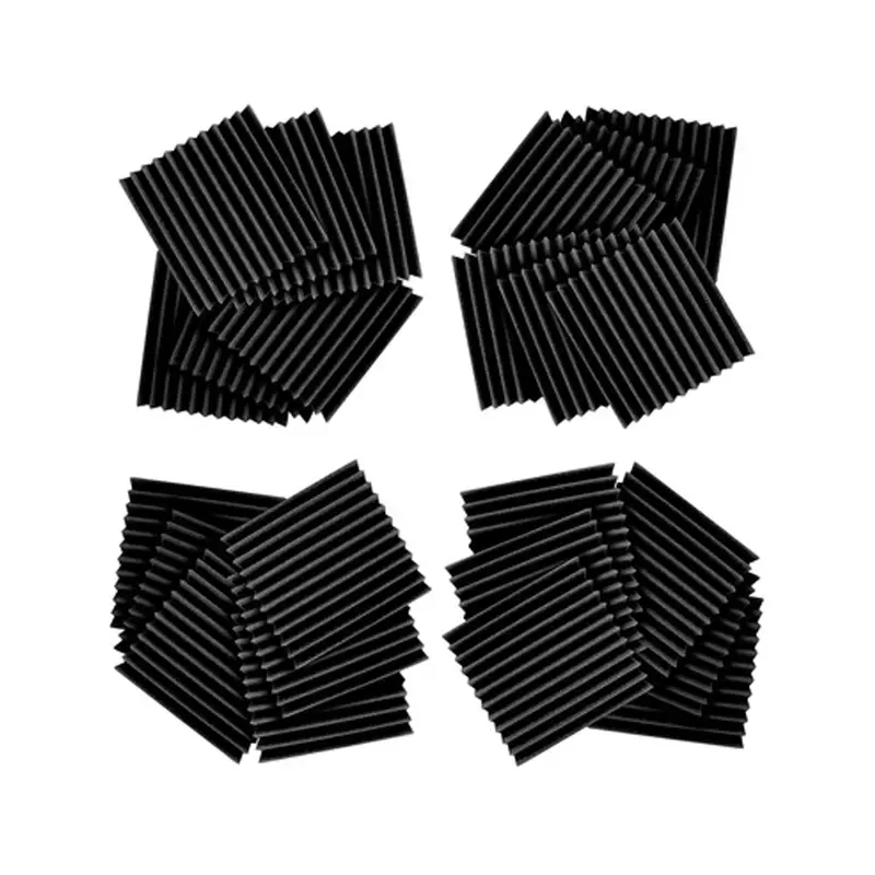 Ultimate Support 2" Wedge-Style Absorption Panel 12 X 12" (24-Pack, Charcoal) 1