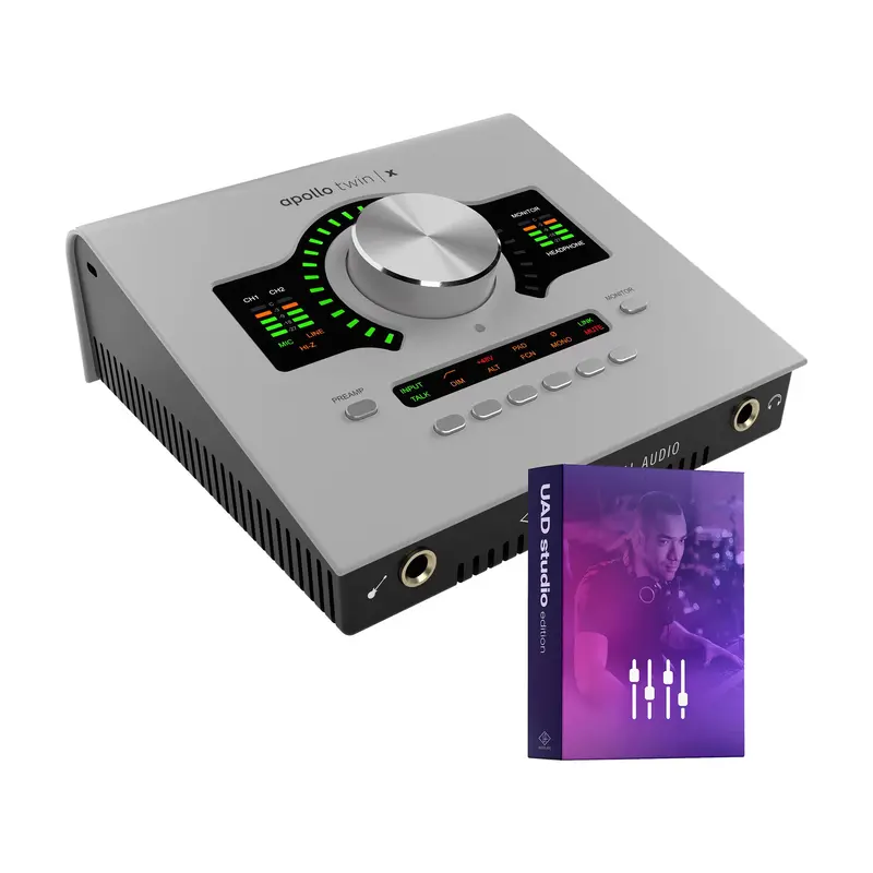 Universal Audio Apollo Twin X Quad Gen 2 Thunderbolt 3 Audio Interface With Studio + Bundle 1
