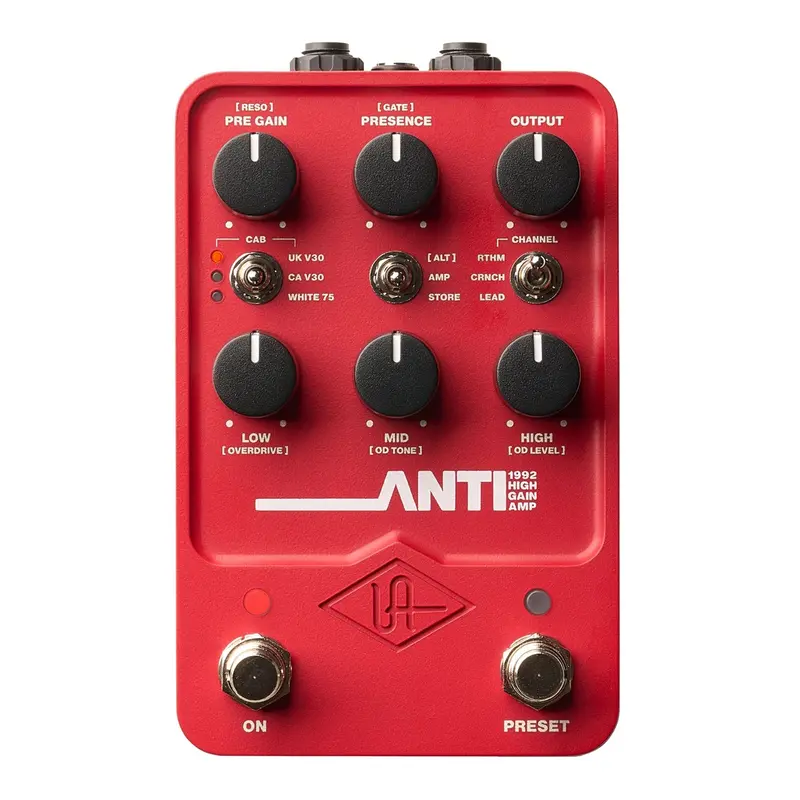 Universal Audio Uafx Anti 1992 High Gain Amp Pedal 1