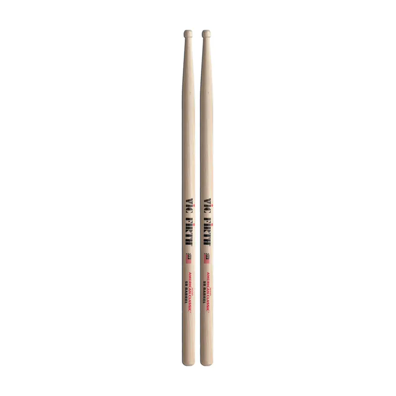 Vic Firth American Classic Vf5bbrl Barrel Tip Drumsticks 1
