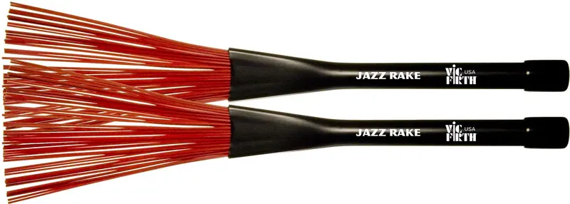 Vic Firth Bjr Red Plastic Jazz Rakes 1