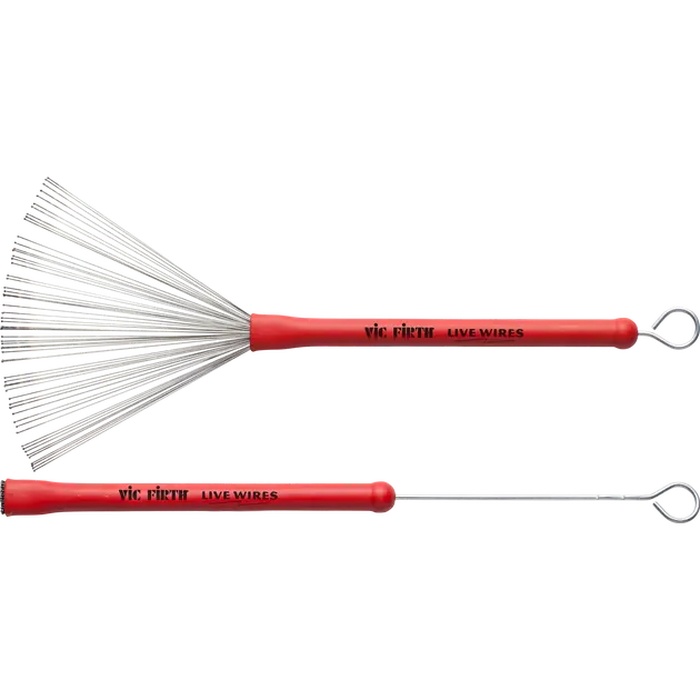 Vic Firth Lw Live Retractible Wire Brushes 1