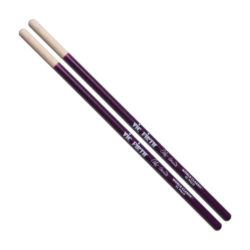 Vic Firth Vfsaa2 Alex Acuna "El Palo" Timbale Sticks Purple 1