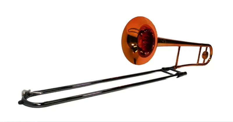 Victory Crown Series Jazz Tenor Trombone - Dark Orange Lacquer 1