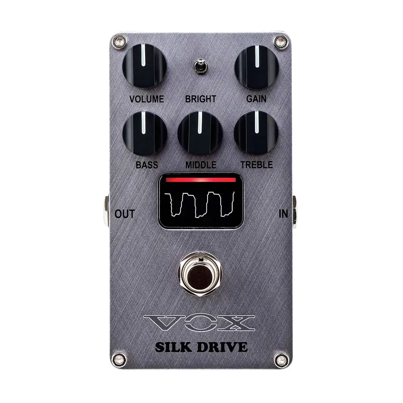 Vox Silk Drive - Valve Distortion Pedal Silver 1