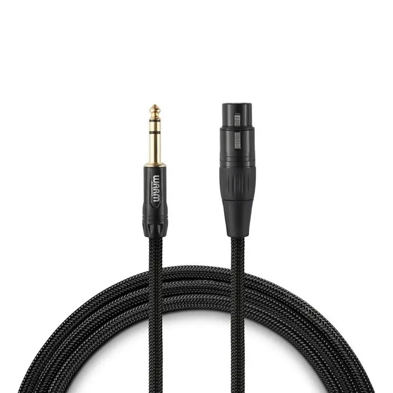 Warm Audio Premier Gold Xlr Female To Trs Male Cable - 3' 1