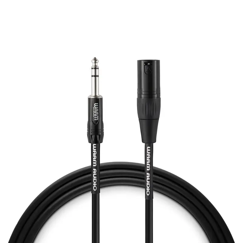 Warm Audio Pro Silver Xlr Male To Trs Male Cable - 6-Foot 1