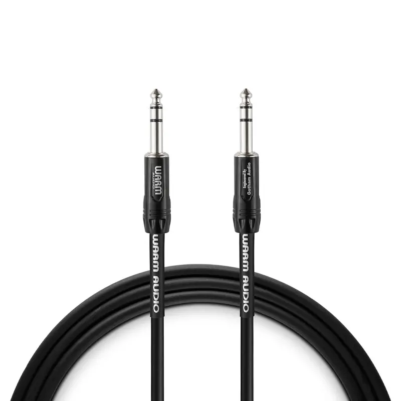 Warm Audio Pro-Trs-10' Pro Silver Trs To Trs Cable - 10-Foot 1