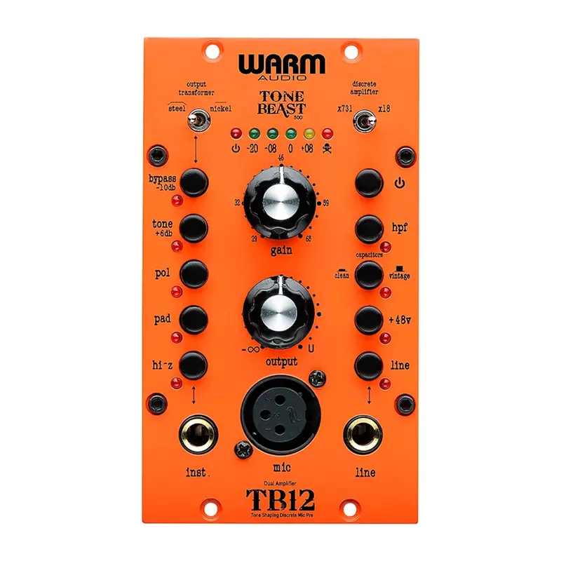 Warm Audio Tb12-500 Tone Beast 500 Series Microphone Preamp 1
