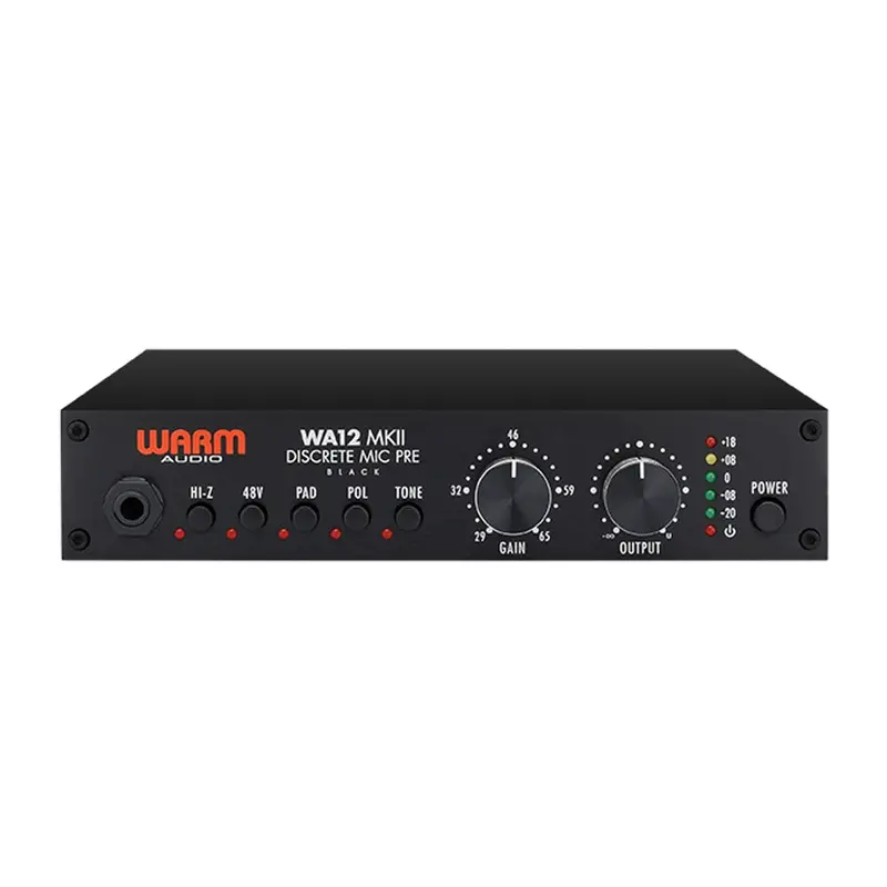 Warm Audio Wa12 Mkii Microphone Preamp - Black 1