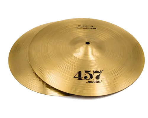 Wuhan 457 14" Hi-Hat Cymbals 1