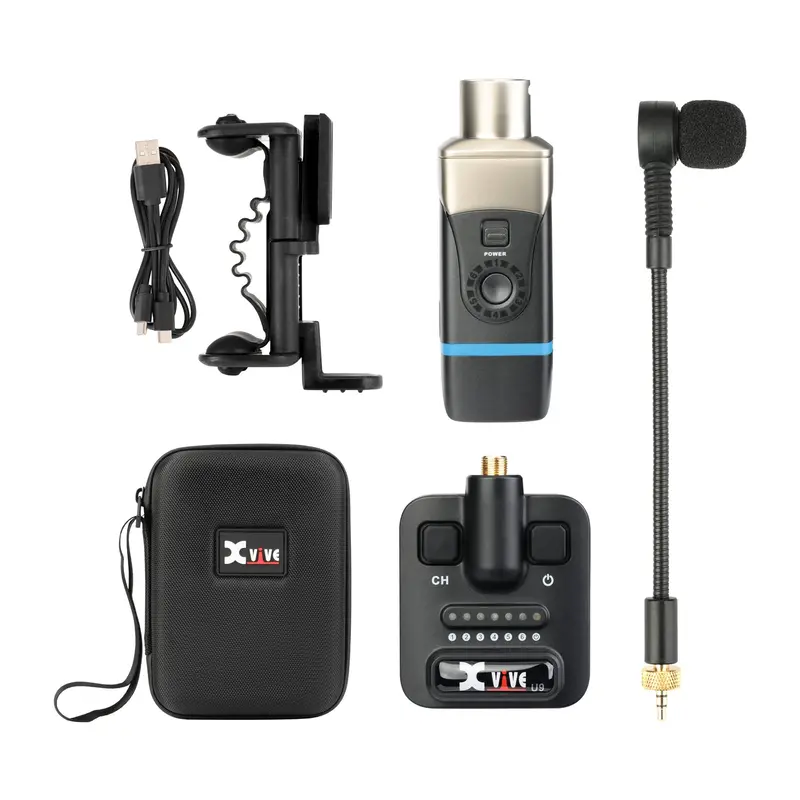 Xvive U9 Violin Wireless System - Black 1