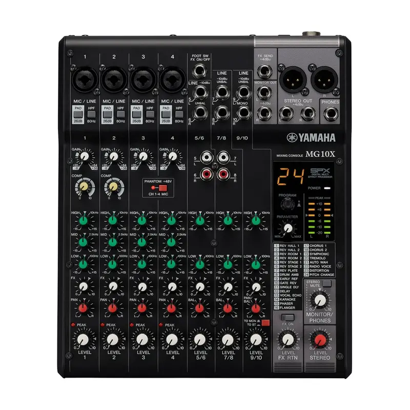 Yamaha 10-Channel Mg10x Stereo Mixer 1